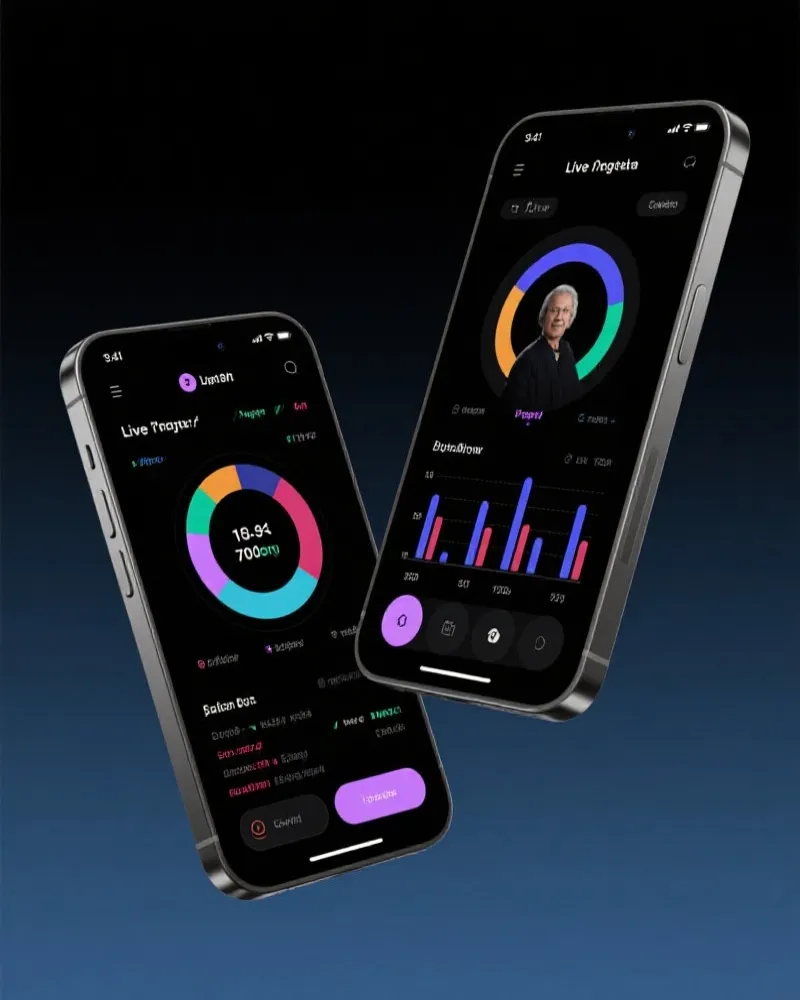 幸运飞艇 App 界面展示
